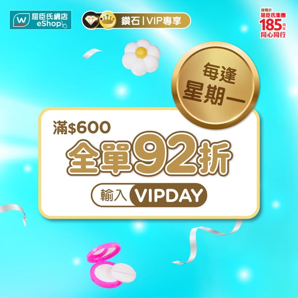 屈臣氏VIP Day產品推介海報