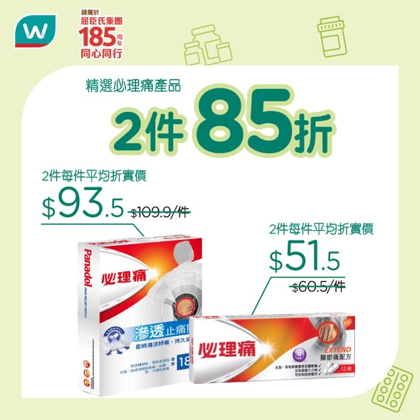 屈臣氏健康產品優惠海報